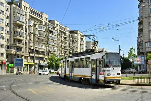 Soviet buildings, Bucharest. Romania