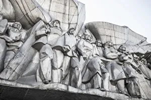 Former Soviet Union Prints: Soviet / Stalinist wall mural / bas relief, Minsk, Belarus