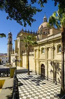 Images Dated 22nd February 2013: Spain, Andalucia, Cadiz Province, Jerez de la Frontera, Cathedral of San Salvador
