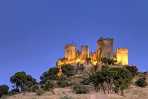 Spain, Andalucia, Cordoba, Almodovar del Rio Castle