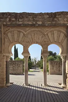 Andalucian Prints: Spain, Andalucia, Cordoba, Madinat al Zahra archeological site, Palace City