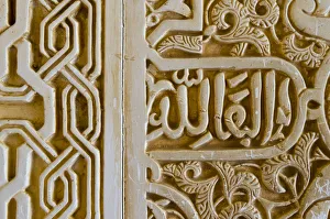 Andalusian Prints: Spain, Andalucia, Granada Province, Granada, Spain, Alhambra Palace Complex (UNESCO Site)