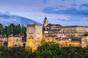 Andalusia Prints: Spain, Andalucia, Granada Province, Granada, Alhambra