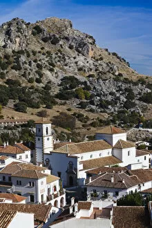 Images Dated 27th March 2012: Spain, Andalucia Region, Cadiz Province, Grazalema, elevated village view