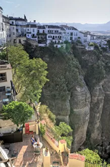 Images Dated 15th May 2012: Spain, Andalucia, Ronda, outdoor cafe