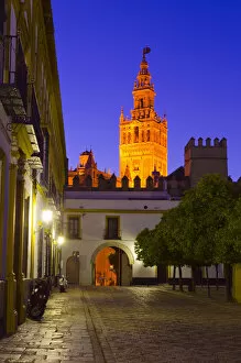 Images Dated 5th February 2013: Spain, Andalucia, Seville Province, Seville, Cathedral of Seville, The Giralda Tower
