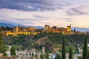 Spain, Andalusia, Granada, Alhambra Palace