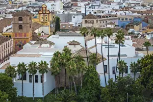 Spain, Andalusia, Malaga, View of the rear faazade of the Picasso Museum
