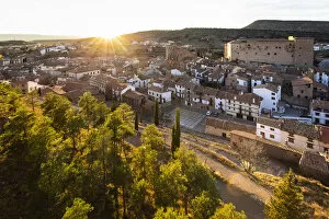 Images Dated 1st October 2020: Spain, Aragon, Mora de Rubielos, The historical centre of Mora de Rubielos
