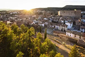 Teruel Prints: Spain, Aragon, Mora de Rubielos, The historical centre of Mora de Rubielos