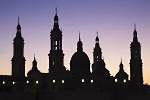Images Dated 1st March 2012: Spain, Aragon Region, Zaragoza Province, Zaragoza, Basilica de Nuestra Senora de Pilar