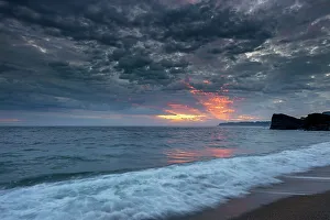 Images Dated 31st May 2023: Spain, Asturias, Playa de Portizuelo, Portizuelo beach