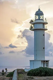 Images Dated 3rd May 2023: Spain, Balearic Islands, Formentera, The lighthouse of the Cap de Barbaria