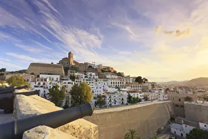 Spain, Balearic Islands, Ibiza, Old town (Dalt Vila)