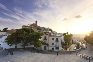 Spain, Balearic Islands, Ibiza, Old town (Dalt Vila)