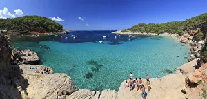 Spain, Balearic Islands, Ibiza, Cala Salada Beach