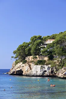 Spain, Balearic Islands, Mallorca, Cala Santanyi Beach