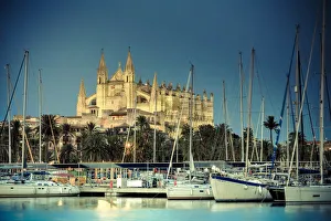Spain, Balearic Islands, Mallorca, Palma de Mallorca, Cathedral