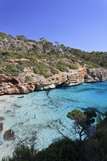 Spain, Balearic Islands, Mallorca, Calo d Es Moro Beach