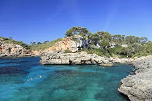 Images Dated 4th January 2012: Spain, Balearic Islands, Mallorca, Calas Almonia Beach