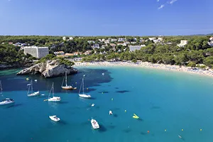 Spain, Balearic Islands, Menorca, Cala Santa Galdana