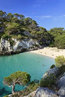 Images Dated 4th January 2012: Spain, Balearic Islands, Menorca, Cala Macarelleta
