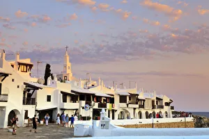 Spain, Balearic Islands, Menorca, Fishing Village of Binibequer Vell