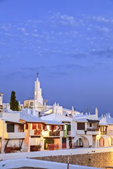 Spain, Balearic Islands, Menorca, Fishing Village of Binibequer Vell