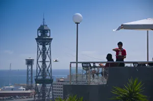 Images Dated 6th October 2008: Spain, Barcelona, Cable Car (Transbordador Aeri)