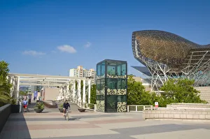 Images Dated 6th October 2008: Spain, Barcelona, beside Port Olimpic