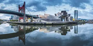 Spain, Basque Country, Bilbao. Guggenheim Museum Bilbao designed by Frank Gehry