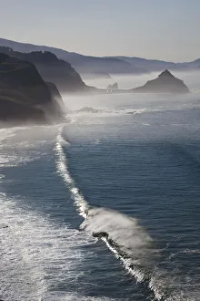 Spain, Basque Country Region, Vizcaya Province, Cabo Machichaco cape, seascape, Basque