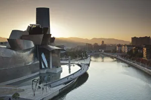 Spain, Basque Country Region, Vizcaya Province, Bilbao, The Guggenheim Museum, designed
