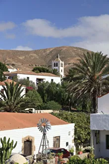 Canarian Prints: Spain, Canary Islands, Fuerteventura, Historic Betancuria town