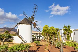 Energy Prints: Spain, Canary Islands, Fuerteventura, Antigua, Molino de Antigua, traditional windmill