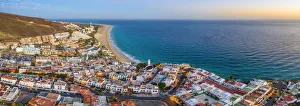 Images Dated 24th March 2020: Spain, Canary Islands, Fuerteventura, Morro Jable and Playa del Matorral