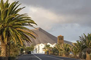 Spain, Canary Islands, Fuerteventura, La Oliva, The Nuestra Senora de la Candelaria church