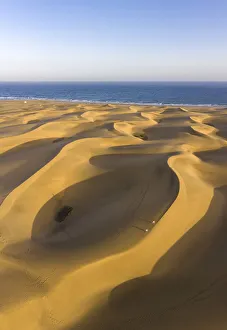 Images Dated 11th September 2019: Spain, Canary Islands, Gran Canaria, Maspalomas Sand Dunes