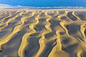 Images Dated 11th September 2019: Spain, Canary Islands, Gran Canaria, Maspalomas Sand Dunes