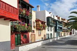 Images Dated 8th August 2022: Spain, Canary Islands, La Palma, Santa Cruz de la Palma, old town