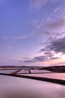 Images Dated 15th May 2012: Spain, Canary Islands, Lanzarote, Salinas (Salt fields)
