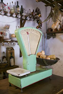 Spain, Canary Islands, Lanzarote, Tiagua, old weight scales