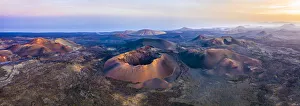 Images Dated 24th March 2020: Spain, Canary Islands, Lanzarote, Volcanos in Timanfaya National Park