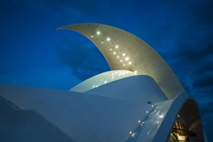 Spain, Canary Islands, Tenerife, Santa Cruz de Tenerife, Auditorio de Tenerife Adan