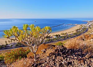 Spain, Canary Islands, Tenerife, Santa Cruz de Tenerife, San Andres, Las Teresitas Beach