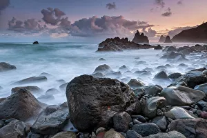 Spain, Canary Islands, Tenerife, Anaga region, Playa de Benijo