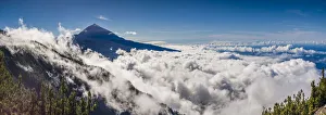 Images Dated 25th September 2019: Spain, Canary Islands, Tenerife Island, El Teide Mountain, mountain landscape with fog