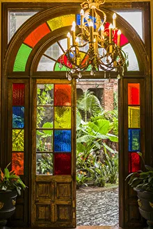 Images Dated 25th September 2019: Spain, Canary Islands, Tenerife Island, La Orotava, traditional Canarian house with