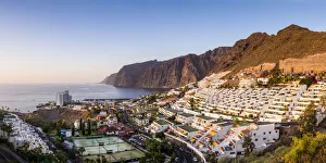 Spain, Canary Islands, Tenerife Island, Los Gigantes, hillside apartments