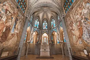 Spain, Castile and Leon, Astorga. The Episcopal Palace of Astorga designed by Antoni